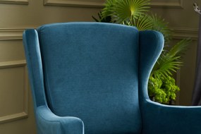Cadeirão Lola – Turquesa – 77 cm x 98 cm x 80 cm