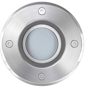 Iluminação LED p/ piso exterior, 3 pcs, redondo