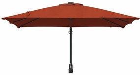 Guarda-sol de Jardim Terracota 248.5 x 247.5 x 160 cm tecido