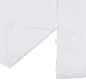 Saia para árvore de Natal 150 cm pelo sintético branco
