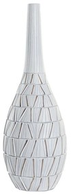 Vaso Dkd Home Decor Branco Resina Moderno (18 X 18 X 50 cm)