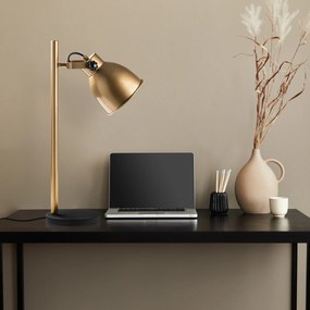 Candeeiro de Mesa Spotkafasi – Dourado – 30 x 18 x 58 cm
