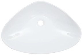 Lavatório 58,5x39x14 cm cerâmica branco