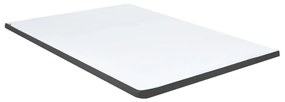 Cama boxspring 180x200 cm tecido cinzento-escuro