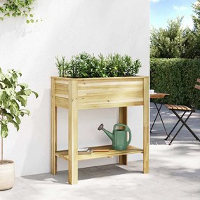 Estante de Plantas para Jardim 85x46x94 cm, em Madeira de Pinheiro Tra