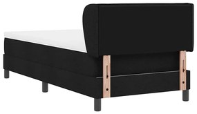 Cama Box com Colchão vidaXL Preto 90x190 cm Tecido