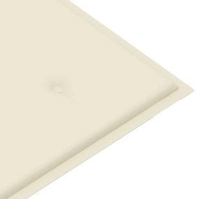 Banco de jardim 2 lugares c/ almofadão 120 cm eucalipto maciço