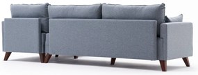 Sofá de Canto Bella – Azul – 275 cm x 85 cm x 165 cm