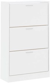 Sapateira 63x24x103 cm derivados de madeira branco brilhante