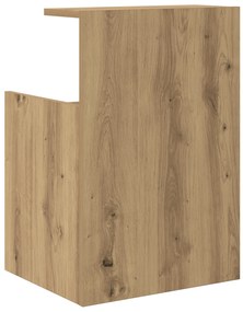 Armários de Cama 2 pcs Carvalho Artesanal 40x35x60 cm Madeira Engenhei