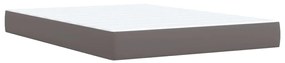 Cama com Molas/Colchão e Luzes Led - 160x200 cm - Couro Artificial Cin