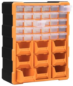 Caixa organizadora com 39 gavetas 38x16x47 cm