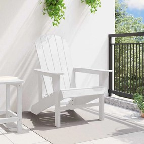 Cadeira Adirondack Branca 74x82x91 cm HDPE