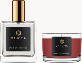Ambientador em spray e vela perfumada Spirit of Christmas, conjunto de 2 (cassis, mirtilo, tangerina)