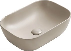 Mexen Rita lavatório de bancada 45 x 32 cm, bege mate - 21084566