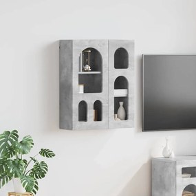 vidaXL Armário suspenso Cinzento 59 x 20 x 71.5 cm Madeira processada