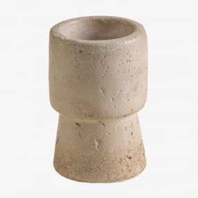 Candelabro Em Cimento Brenan ↑9 Cm - Sklum
