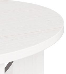 Mesa de centro Branco 50 x 50 x 35 cm