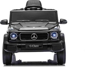 Carro elétrico Crianças 3 a 7 anos Mercedes-Benz 12V G580 Bateria Lìtio, controlo Remoto Preto