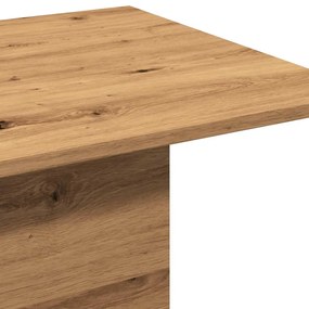 Mesa centro 102x55,5x40cm derivados madeira carvalho artisiano