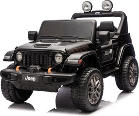 JIPE elétrico para Crianças Jeep Wrangler Rubicon LIFT  24V 4x4, Rodas de espuma EVA Preto
