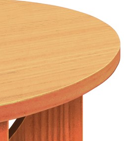 Mesa de centro Castanho 50 x 50 x 35 cm
