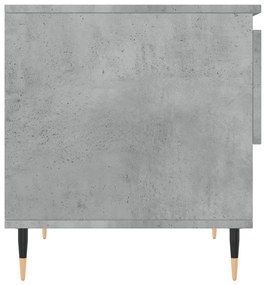 Mesas de centro 2 pcs 50x46x50 cm deriv. madeira cinza-cimento