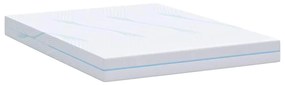 Colchões Branco 160 x 200 cm Tecido jacquard 100% poliéster