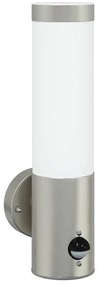 Luzes de Parede Externas vidaXL com Sensor 2 pcs Aço Inoxidável Pratea