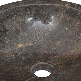 Lavatório Ø40x12 cm mármore cinzento