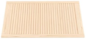 Portas de armário 4 pcs com design de persiana pinho maciço