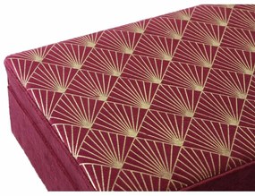 Guarda-Joias DKD Home Decor Madeira Roxo Cor de Rosa 24 x 16 x 7 cm (2 Unidades)