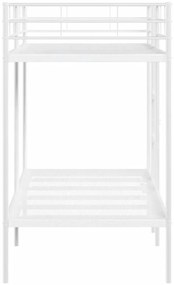 Beliche sem colchão 90x190 cm aço branco