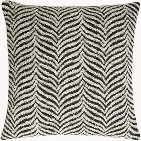 Almofada decorativa em bouclé artesanal Zebra