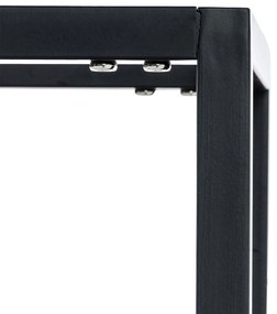 Suporte para lenha Hetta 25 x 40 x 150 cm Preto