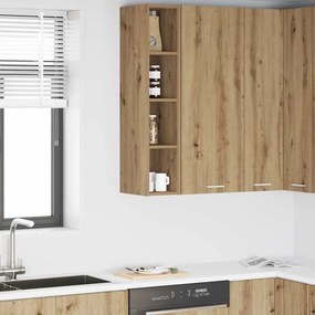 vidaXL Armário suspenso Carvalho Artesanal 20 x 29,5 x 100 cm