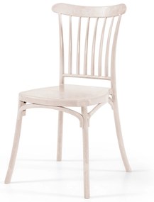 Cadeira HAVANA Bege Pastel - polipropileno com fibra de vidro - conjunto com 4 unidades