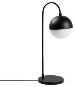 Candeeiro de Mesa Horn – Preto e Branco – 18 x 25 x 53 cm
