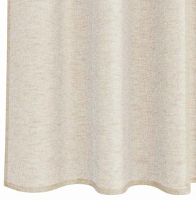 Cortinas com cortinas 2 pcs Areia 140 x 175 cm Poliéster