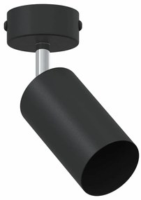 Foco de Teto 1 Via Ajustável Preto GU10