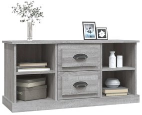 Móvel de TV 99,5x35,5x48 cm derivados de madeira cinza sonoma