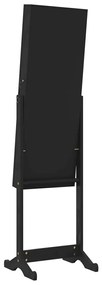Móvel para joias independente espelhado 42x38x152 cm preto