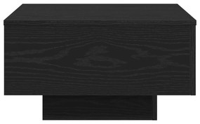 Mesa de Centro vidaXL Preta em Carvalho 55x55x31 cm em Madeira de Enge