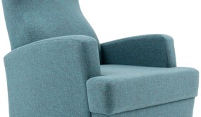 Cadeira Wing Kana – Turquesa – 76x91x87 cm