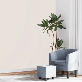 vidaXL Papel parede 3D 10x0,53 m tecido não-tecido creme sólido