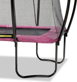 Trampolim retangular Silhouette 153 x 214 cm - rosa