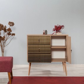 Cômoda Verybox – Carvalho Sonoma – 90x90x40 cm