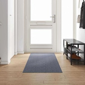 vidaXL Runner de Carpete Cinzento-claro 80 x 300 cm tecido
