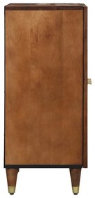 Aparadores vidaXL 2 pcs Castanho Mel 60x33.5x75 cm Madeira Maciça