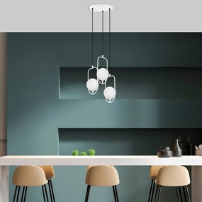Candeeiro de Teto Skew – Branco – 55 cm x 185 cm